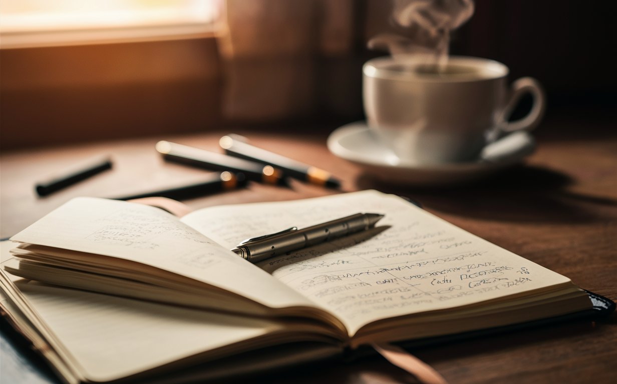 Benefits of Journaling for Mental Clarity  Benefits of Journaling for Mental Clarity a close up of an open notebook on a wooden desk wi GQUKUbLnSqCcfz9uOBbhaA Lhgx4soWTpaBMqpj4Auxlg