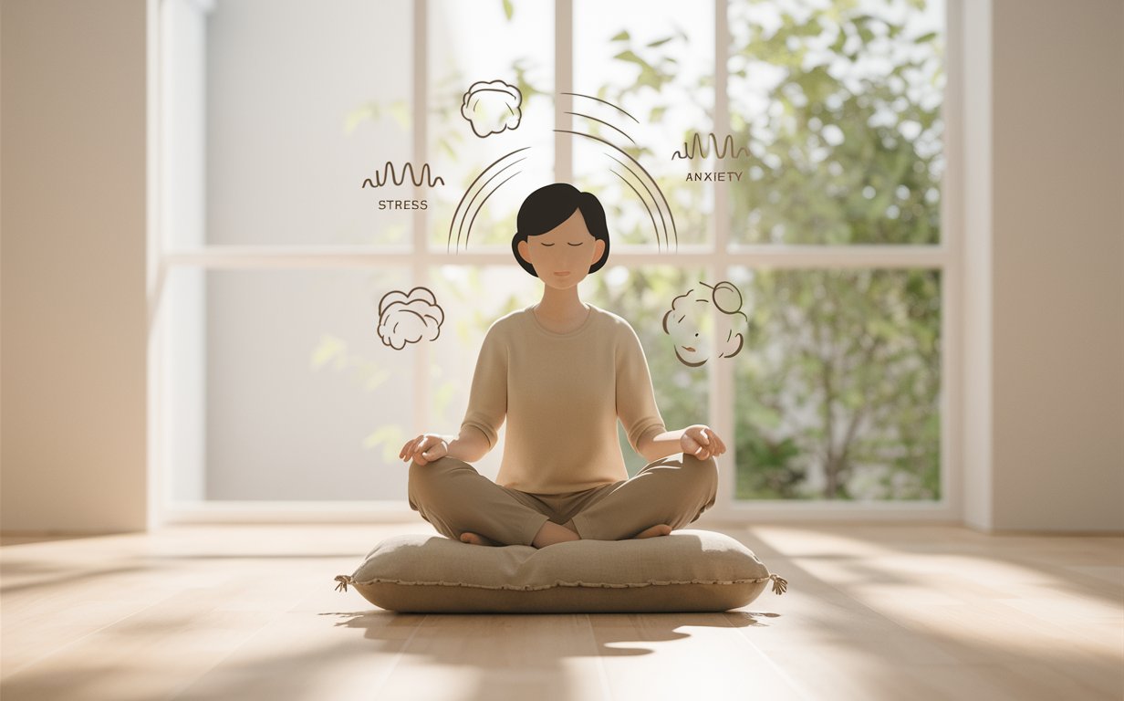 How Meditation Can Help Reduce Anxiety  How Meditation Can Help Reduce Anxiety a serene minimalist room with soft natural lightin LeQ 1q6 SBC7Mkm8iqVEJA oWdOlSpoRDi babraCh9BA