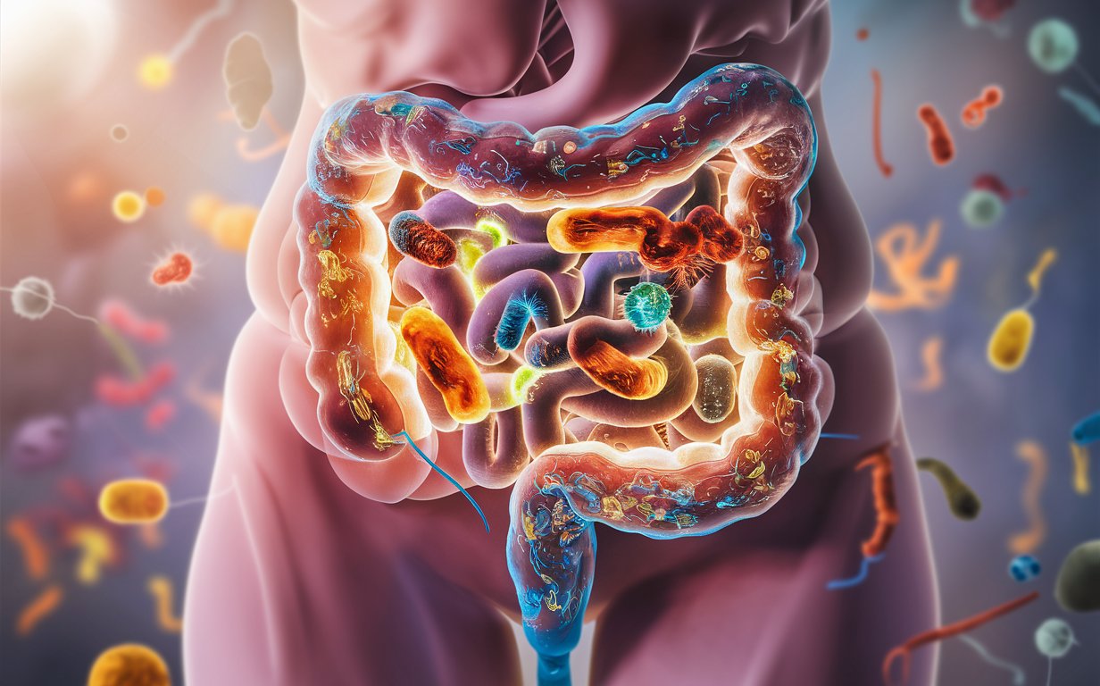 Unlocking the Secrets to Optimal Gut Health: Why It Matters and How to Achieve It an artistic illustration of the human gut with a f ejv0vljwQpSlWRbKKEoU9g s7t40DoES GPM LFRIVIdQ