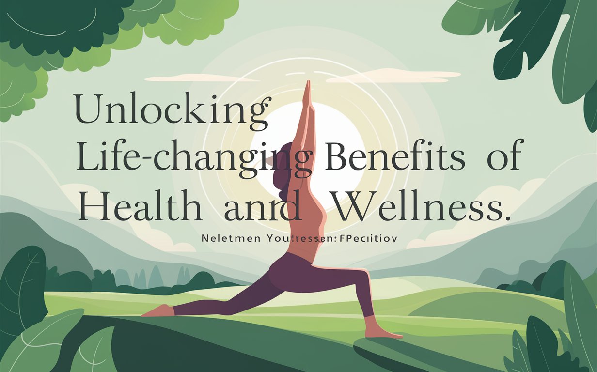 Unlocking the Life-Changing Benefits of Health and Wellness: A Comprehensive Guide create an image showing a serene and vibrant lands sJP  xBIRDKY7HTovVfVWw dnEbWrwrT4KybgqdJT3HEA